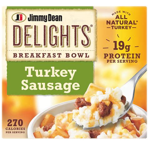 Jimmy Dean Delights Turkey Sausage Breakfast Bowl - Shop Entrees ...