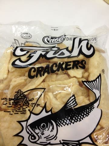 Snacking Bear: Chosen Fish Crackers