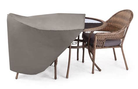TRIPEL 200 Series Round Outdoor/Patio Dining Set Cover, Water Resistant, Grey, 56x30-in ...
