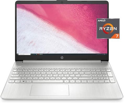 HP 15-inch HD Laptop, AMD Ryzen 7 3700U Processor, 8 GB RAM, 256 GB SSD ...