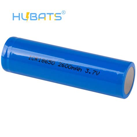 Li-ion ICR 18650 2600mAh 3.7v rechargeable battery Wholesale | Hubats