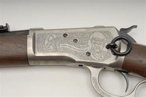 Winchester Model 1892 Custom Grade John Wayne 100th anniversary pair of lever action rifles, .44 W
