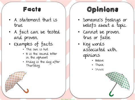 Big Apple Speech: Reasoning With Rain- Facts Vs. Opinion Writing!