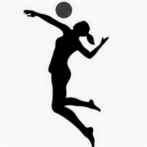 Volleyball Spike Silhouette at GetDrawings | Free download