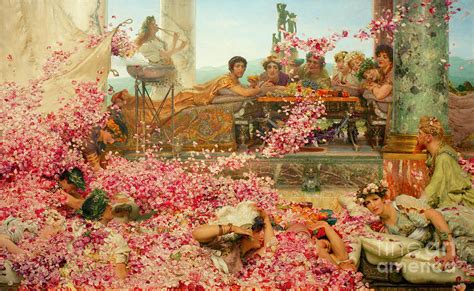 The roses of Heliogabalus Painting by Lawrence Alma Tadema | Fine Art America