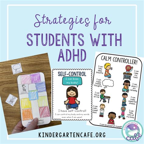 Strategies for ADHD Students - Kindergarten Cafe