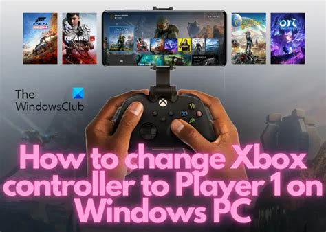 How to change Xbox Controller to Player 1 on Windows PC