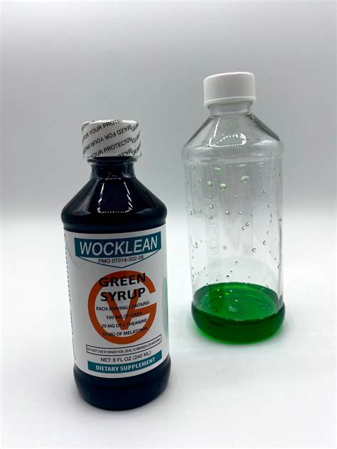 PMG Legal Lean All Natural Green Relaxation Syrup (8oz) – Wocklean