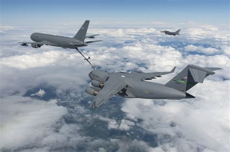 Air Force, Boeing Get Over Hurdle As KC-46 Refuels C-17 - Defense Daily