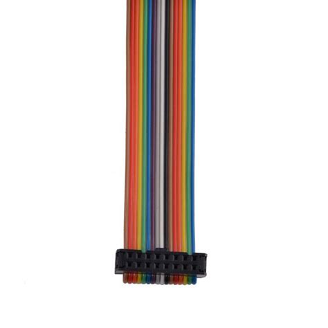 16 Pin IDC Flat Rainbow Ribbon Cable - ECOCABLES