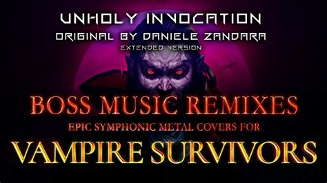 [1 HOUR] Unholy Invocation Cover - Vampire Survivors: Boss Music Remixes - YouTube