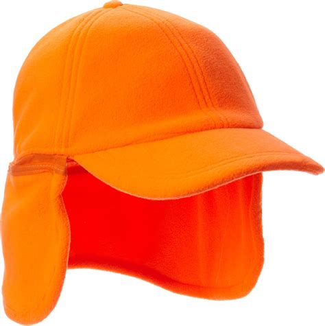 Amazon.com : Hot Headz Polarex Hunting Cap with Ear Flaps, Orange, One ...