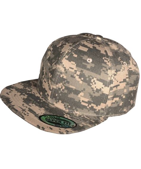 New Digital Camo Camouflage Flat Bill Snapback Hat Baseball Cap Digital ...