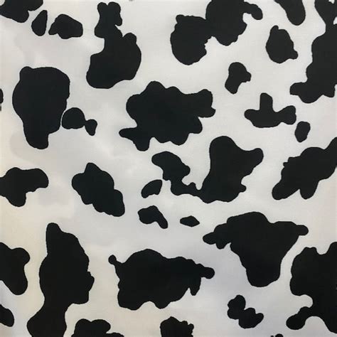 Cow Print Fabric - Etsy