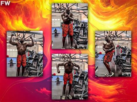 NBA Legend Shaquille O'Neal Shows Off His Mind-Blowing Physique At The ...