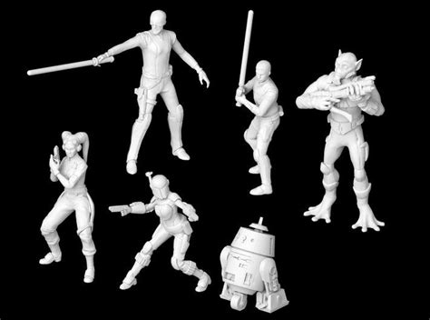 (1/47) The Ghost Crew by Mel_Miniatures on Shapeways | Star wars models, Star wars painting ...