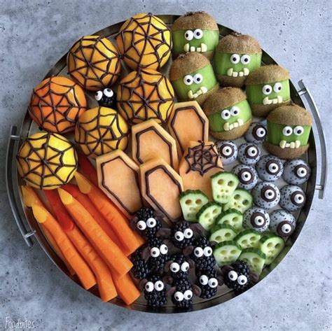 Easy Halloween Fruit & Veggie Tray Ideas - Green Child Magazine