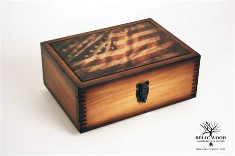 American Flag Challenge Coin Display Box