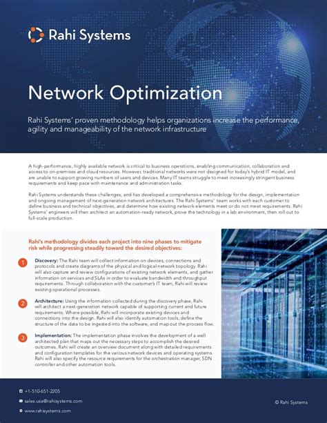 Network Optimization