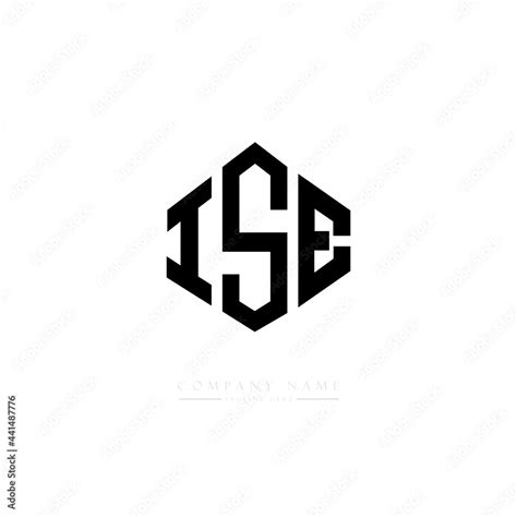 ISE letter logo design with polygon shape. ISE polygon logo monogram. ISE cube logo design. ISE ...