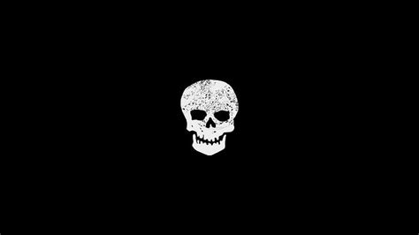 HD wallpaper: 1920x1080 px black background minimalism skull People ...