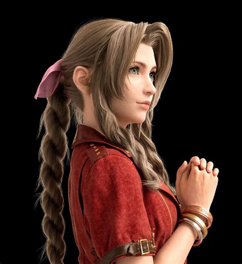 Aerith Gainsborough Character Art - Final Fantasy VII Remake Art Gallery