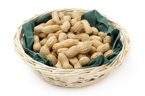 Premium Photo | Peanuts in basket