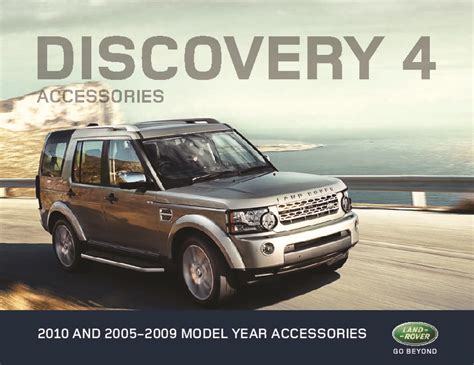 2005-2009 Land Rover Discovery 4 Accessories Catalog Brochure