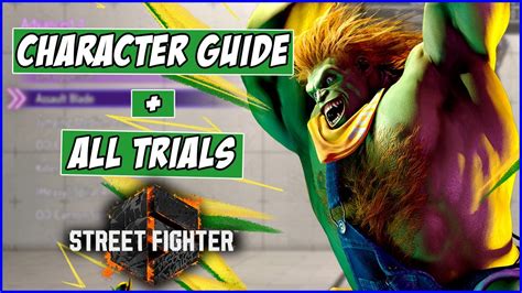 Blanka Moves and Character Guide, Combo Trials - Street Fighter 6 - YouTube