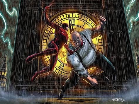 Daredevil & Kingpin, Comics, Kingpin, Superheroes, Daredevil, Villains ...