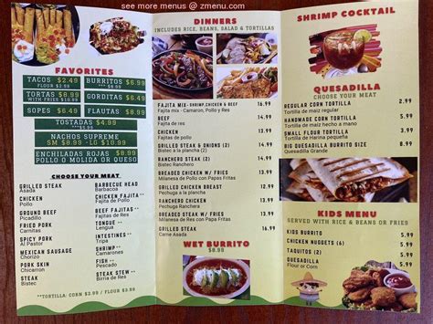 Online Menu of Tacos Al Carbon Royal Palm Beach Restaurant, Royal Palm Beach, Florida, 33411 - Zmenu