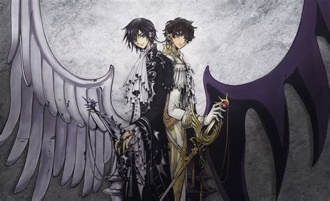 Wallpaper : illustration, anime, Code Geass, Lamperouge Lelouch, mythology, Kururugi Suzaku, ART ...