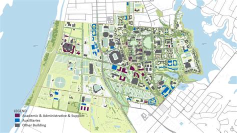 LSU University Campus Map