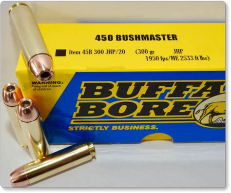 450 BUSHMASTER AMMO AMMO Rifle & Gun Ammunition