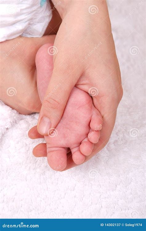 Making Massage of Children S Foot Stock Image - Image of hand, baby: 14302137