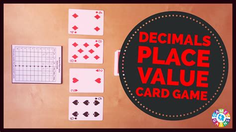 Decimal Place Value with Playing Cards — Games 4 Gains