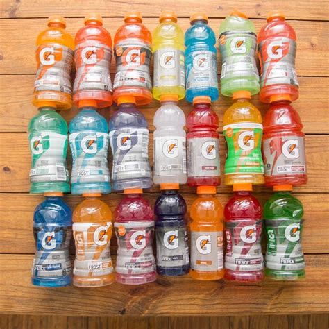 Every Flavor of Gatorade, Ranked | Flavors, Gatorade, Healthy drinks