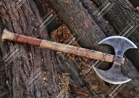 Double Headed Axe Labrys Axe Custom Handmade Carbon Steel | Etsy