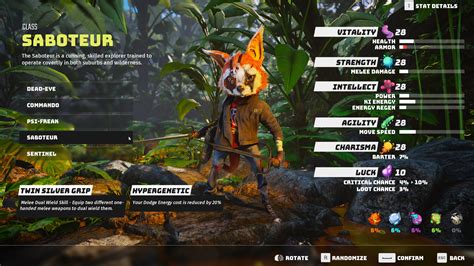 Biomutant characters - krbro