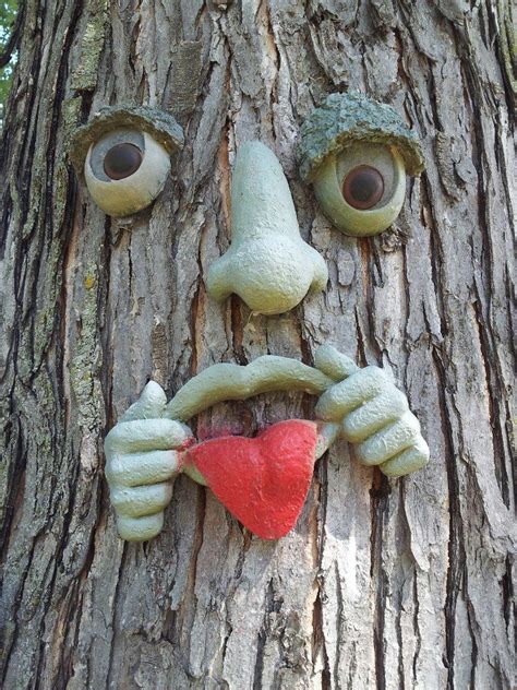 Tree art ... creepy scary tree art! | Tree carving, Tree art, Tree faces