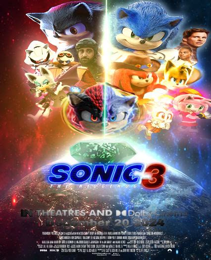 Sonic the hedgehog movie 3 poster by paulinaolguin on DeviantArt