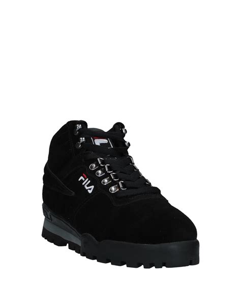 Fila Suede High-tops & Sneakers in Black for Men - Lyst