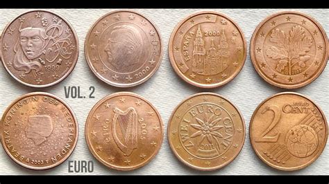 2 EURO CENT Coins of different European Countries | Euro Coins ...