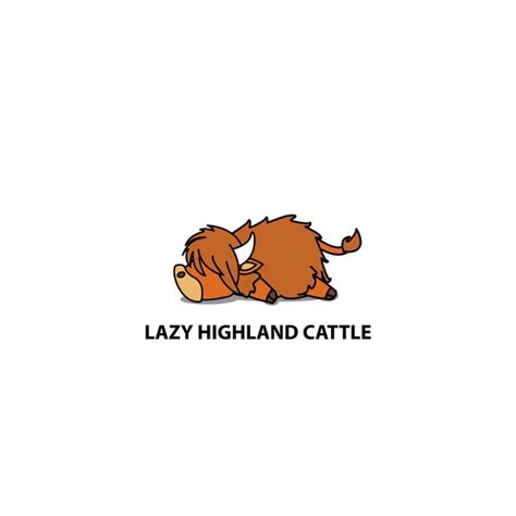 Highland cattle logo Vector Art Stock Images | Depositphotos