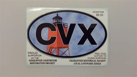 Charlevoix Lighthouse Decals - Charlevoix Historical Society