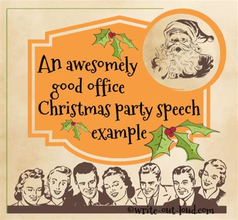 Christmas speech sample: an awesome template to adapt