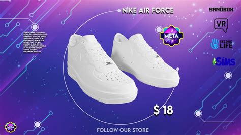 3D model Nike Air Force 1 low white VR / AR / low-poly | CGTrader