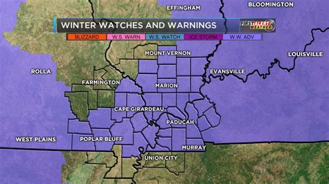 Winter Weather Advisory for all of Southern Illinois - Benton, West ...