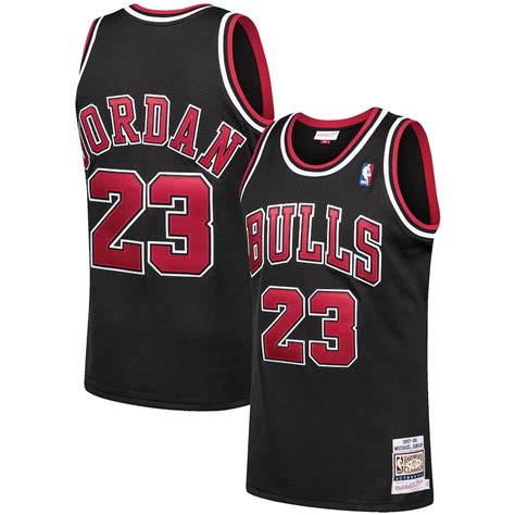 Michael Jordan Chicago Bulls Mitchell & Ness 1997-98 Hardwood Classics Authentic Player Jersey ...