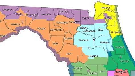 Map Of Florida Congressional Districts – States Map Of The Us